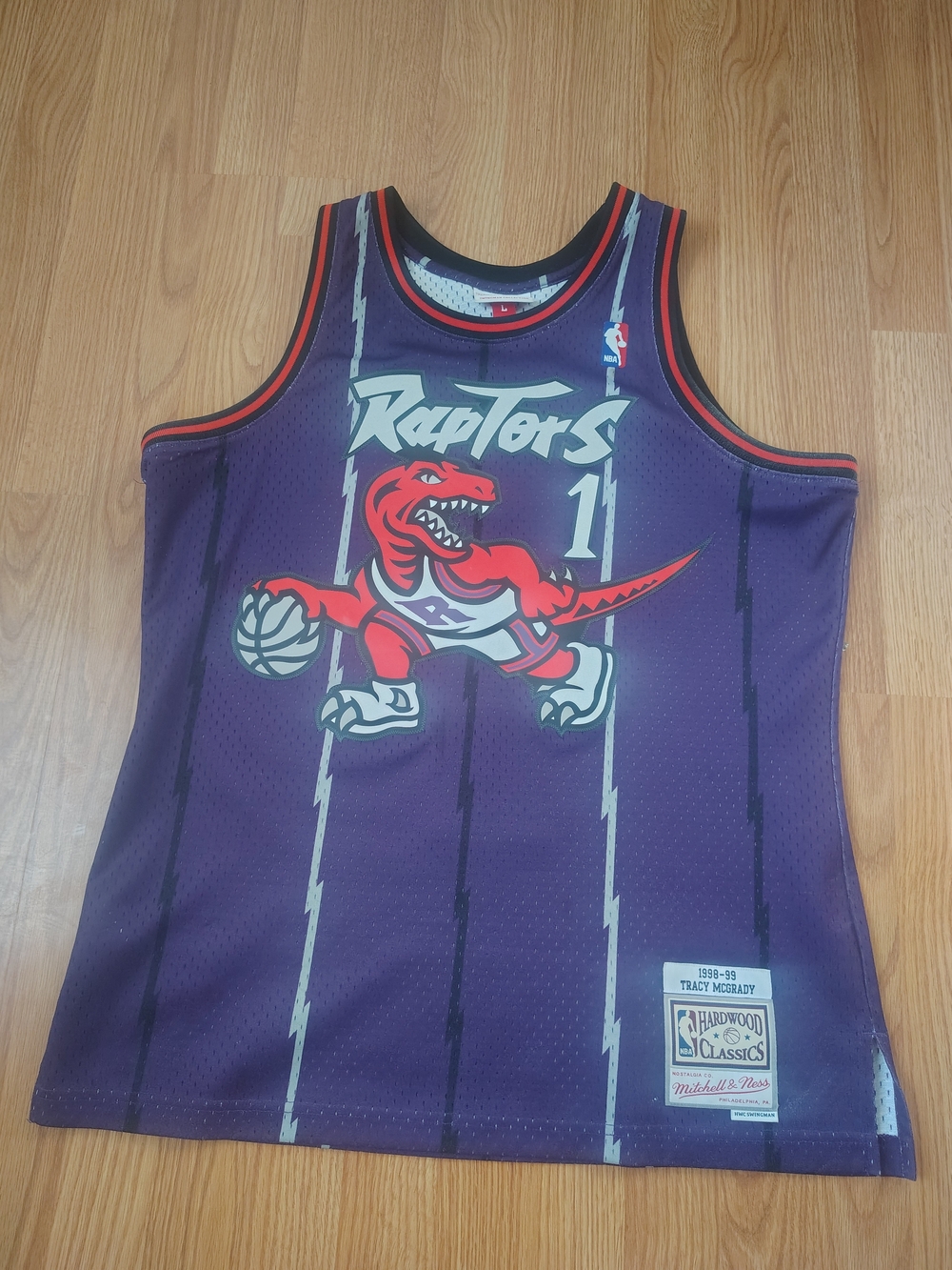 Mitchell & Ness Toronto Raptors Purple Kids Basketball Jersey